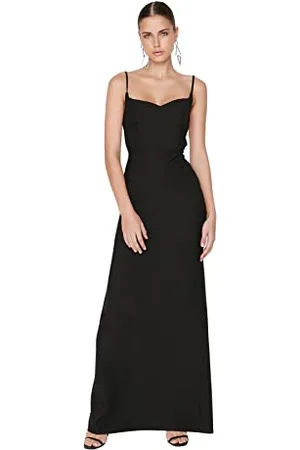 Trendyol Women Maxi Shift Regular fit Woven Evening Dress