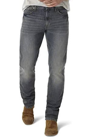 Wrangler Mens Retro Slim Fit Straight Leg Jeans, , 32W x 32L