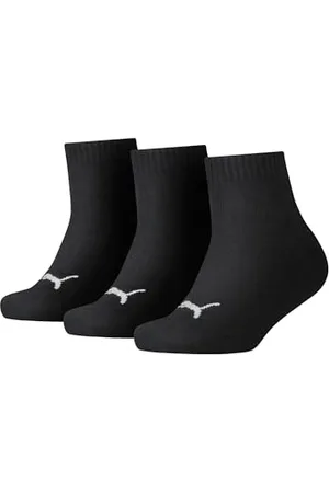 PUMA 194011001 UK 12-1.5 Kids Quarter Socks (3 Pair Pack)