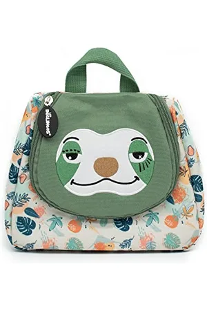 Les Deglingos Les Déglingos - Chillos Le Paresseux Toiletry Bag for Children and Babies - Boy and Girl - Travel - Practical, , chillos