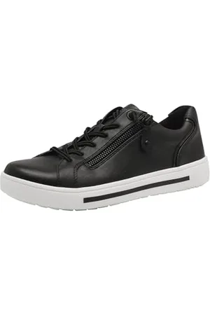 Jana Women Damen Sneaker Flach mit Reißverschluss Vegan, , 5 UK