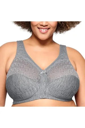 Glamorise Full Figure Plus Size MagicLift Moisture Control Bra Wirefree #1064