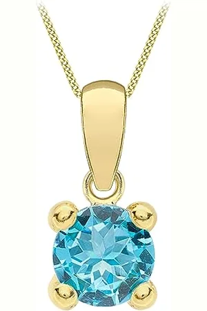 Amazon 9ct Gold December Birthstone Pendant Necklace (previously Amazon Collection)