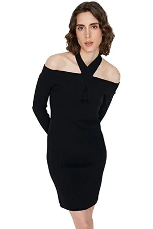 Trendyol FeMan Mini Bodycon Slim fit Knitwear Dress