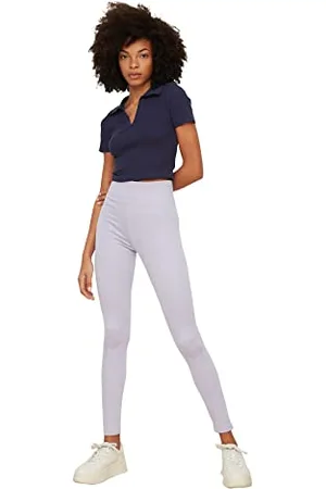 Trendyol FeMan Plus Size High Waist Skinny fit 7/8 Size Tights