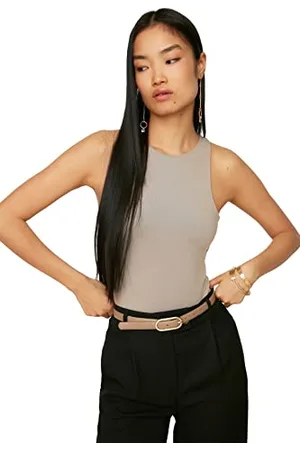 Trendyol Women Plain Thin Knit Bodysuit