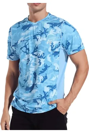MEETWEE Men’s Rash Guard, Rash Vest UPF 50+ Short Sleeve T Shirt UV Sun Protection Top for Running Surfing Sports