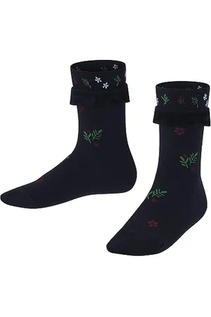 Falke Unisex Kids Country Flower Socks, Cotton Wool, , 3-5 (1 Pair)