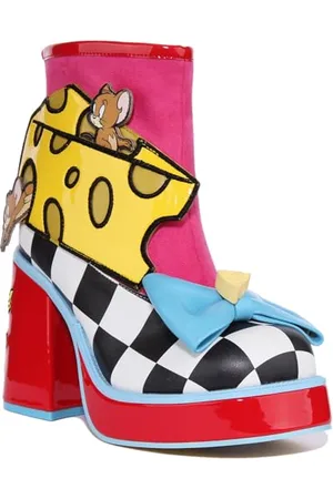Irregular Choice Sneaky Snack Tom & Jerry Womens Boots, Multi, EUR 40 (UK 6.5)