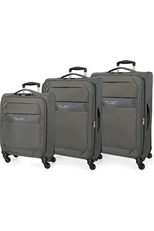 Roll Road Royce Luggage Set 55/66/76 cm Soft Polyester Combination lock 196L 4 Wheels Hand Luggage