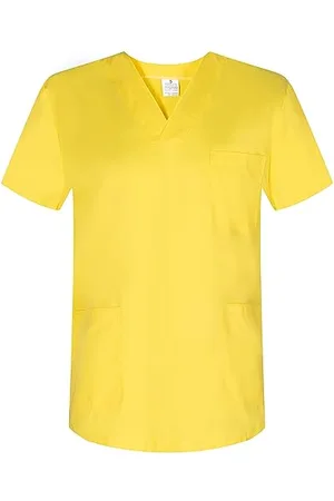 MISEMIYA Scrub Top Unisex Scrubs - Medical Uniform V-Neck Tunic Scrub Top 817 - Small