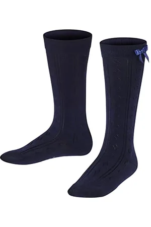 Falke Unisex Kids Ajour K Kh Cotton Long Patterned 1 Pair Knee-High Socks, , 3-5