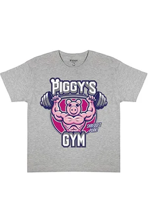 Popgear Piggy Gym T-Shirt, Girls, 5-15 Years, , Official Merchandise
