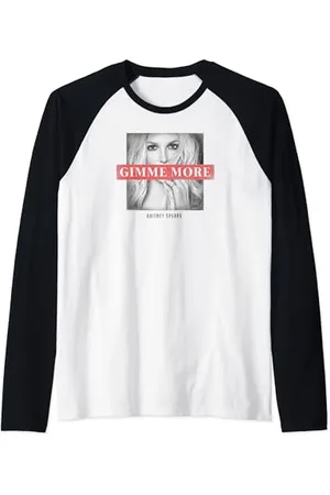 Britney Spears Gimme More Raglan Baseball Tee