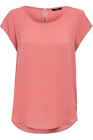ONLY Womens Vic Short Sleeve Top S