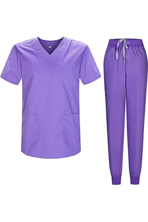 MISEMIYA Uniforms Unisex Scrub Set – Medical Uniform with Scrub Top and Pants - 817-8316 - Medium