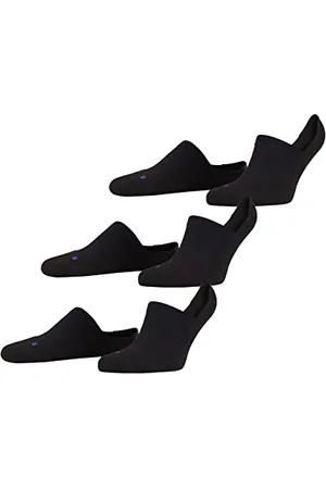 Falke Unisex Cool Kick Invisible 3-Pack U IN Soft Breathable Quick Drying No-Show Plain 3 Pairs Liner Socks, , 11-12.5