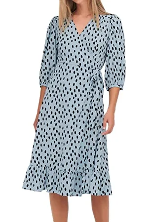 ONLY Womens Olivia Wrap Dress L