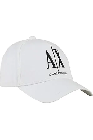 Armani Exchange A/X U Cappellino con Visiera Taglia Taglia Unica Bianca