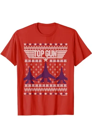 Top Gun Fighter Jet Ugly Christmas T-Shirt