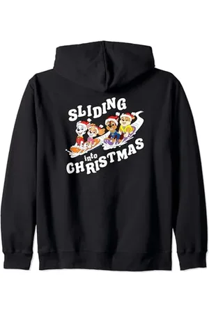 Paw Patrol Sliding into Christmas Zip Hoodie