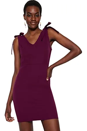 Trendyol Women Bodycon Fitted Woven Dress, ,36