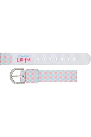 Prinzessin Lillifee Cinturino per orologio in tessuto, acciaio inossidabile, pezzo di ricambio per ragazze, 18 cm