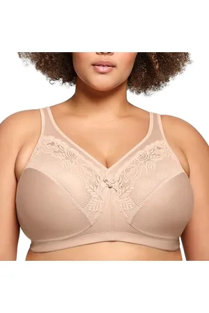 Glamorise Full Figure Plus Size MagicLift Minimizer Bra Wirefree #1003