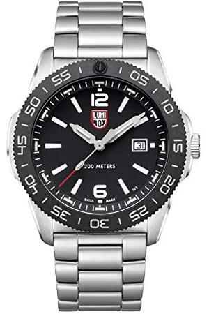 Luminox Pacific Diver XS.3122 Mens Watch 44mm - Dive Watch in Silver/ Date Function 200m Water Resistant Sapphire Glass