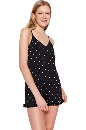 Trendyol Woman Polka dot Knit Jumpsuit, ,S