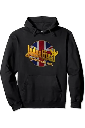 Judas Priest – 50 Years Union Jack Circle Pullover Hoodie