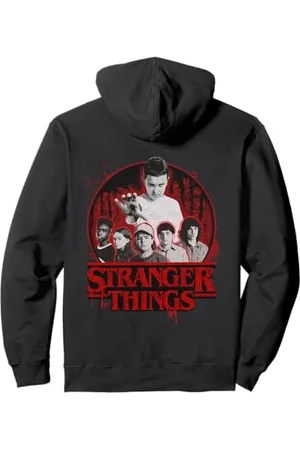 Stranger Things The Party Graffiti Splash Fan Memorabilia Pullover Hoodie