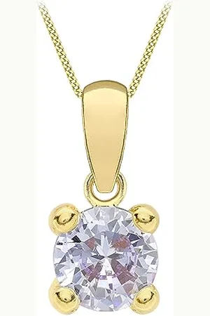 Amazon 9ct Gold June Birthstone Pendant Necklace (previously Amazon Collection)