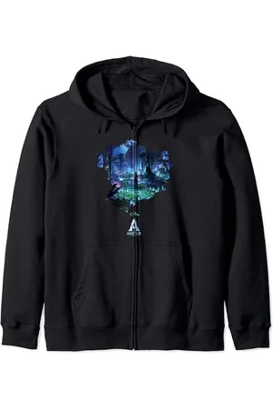 Avatar Pandora At Night Movie Poster Zip Hoodie