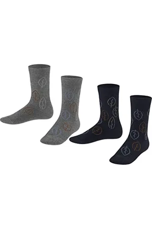 ESPRIT Unisex Kids Forest 2-Pack Socks, Lyocell, , 3-5 (Pack Of 2)