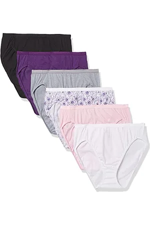 Hanes Womens Ultimate Breathable Cotton Hi-Cut 6-Pack, 8