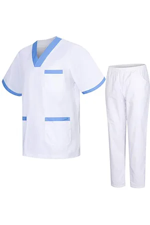 MISEMIYA Uniforms Unisex Scrub Set – Medical Uniform with Scrub Top and Pants - Ref.8178 - Large