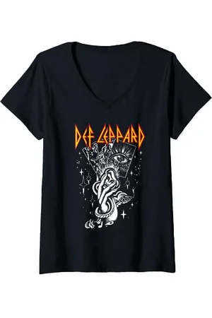 Def Leppard Womens - The Truth V-Neck T-Shirt