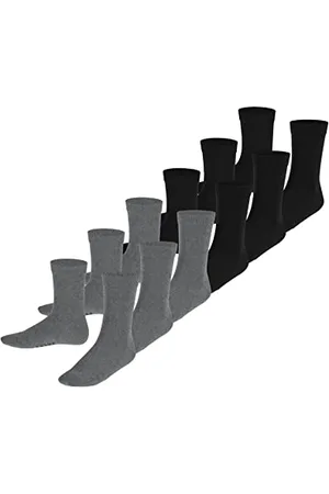 Falke Unisex Kids Happy 6-Pack K SO Cotton Plain 6 Pairs Socks, , 3-5