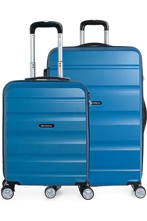 Itaca Hard Shell Suitcase Set of 2 pcs - 4 Double Wheel ABS Luggage Sets 3 Piece with TSA Approved Locks - Resistant and Lightweight Set in Small Cabin Size and Large