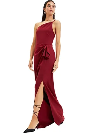 Trendyol Women Maxi Shift Regular fit Woven Evening Dress