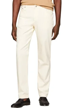 Tommy Hilfiger Men Jeans Denton Stretch, White (Calico), 32W/30L