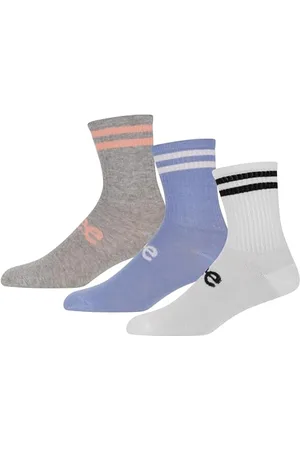 Lee Womens Sport Socks in | Wicking Breathable Casual Walking Mid Rise Athletic Sock | Soft Cotton Mix | Size 4-7 Multipack of 3