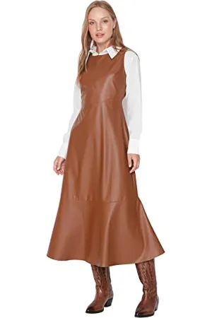 Trendyol Women Modest Maxi Jile Regular Woven Modest Dresses
