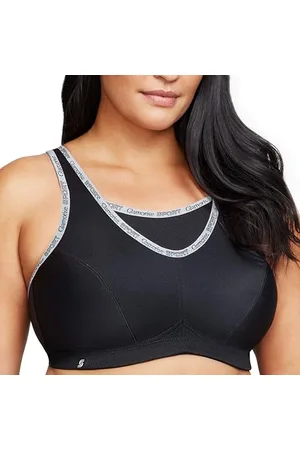 Glamorise Full Figure Plus Size No-Bounce Camisole Sports Bra Wirefree #1066