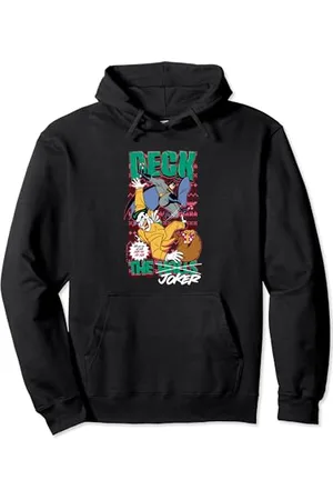 Batman : The Animated Series Christmas Deck the Halls Pullover Hoodie