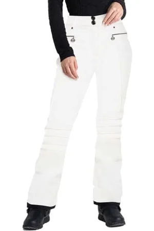 Dare 2B Womens Uphill Ski Trousers | Rain Resistant Lightweight Windproof Pants in Slim Fit Bootcut Hem | Featuring Snow Gaitors and a Zip Gusset - Ideal for Winter Outdoor Sports