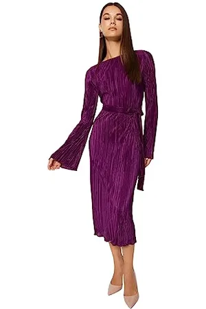 Trendyol FeMan A-line Regular fit Knit Dress, ,M