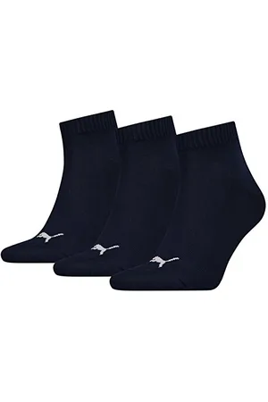 PUMA Unisex Unisex 3p Quarter Plain Sock, , 14-Dec UK