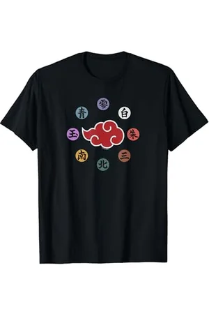 Naruto Shippuden Akatsuki Rings T-Shirt - Girls